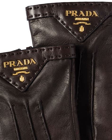 prada pocket gloves|prada leather gloves men.